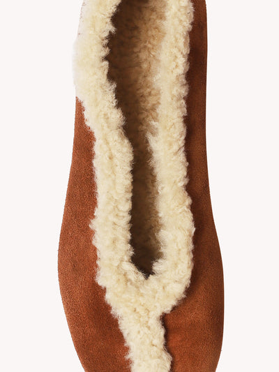 Aeropi Shearling Ballet Flat