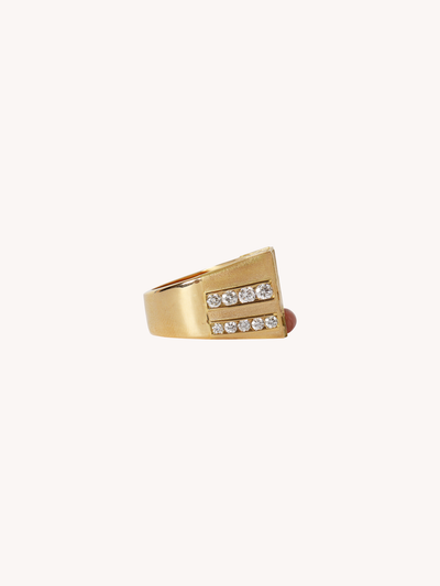 Sunray Signet Ring
