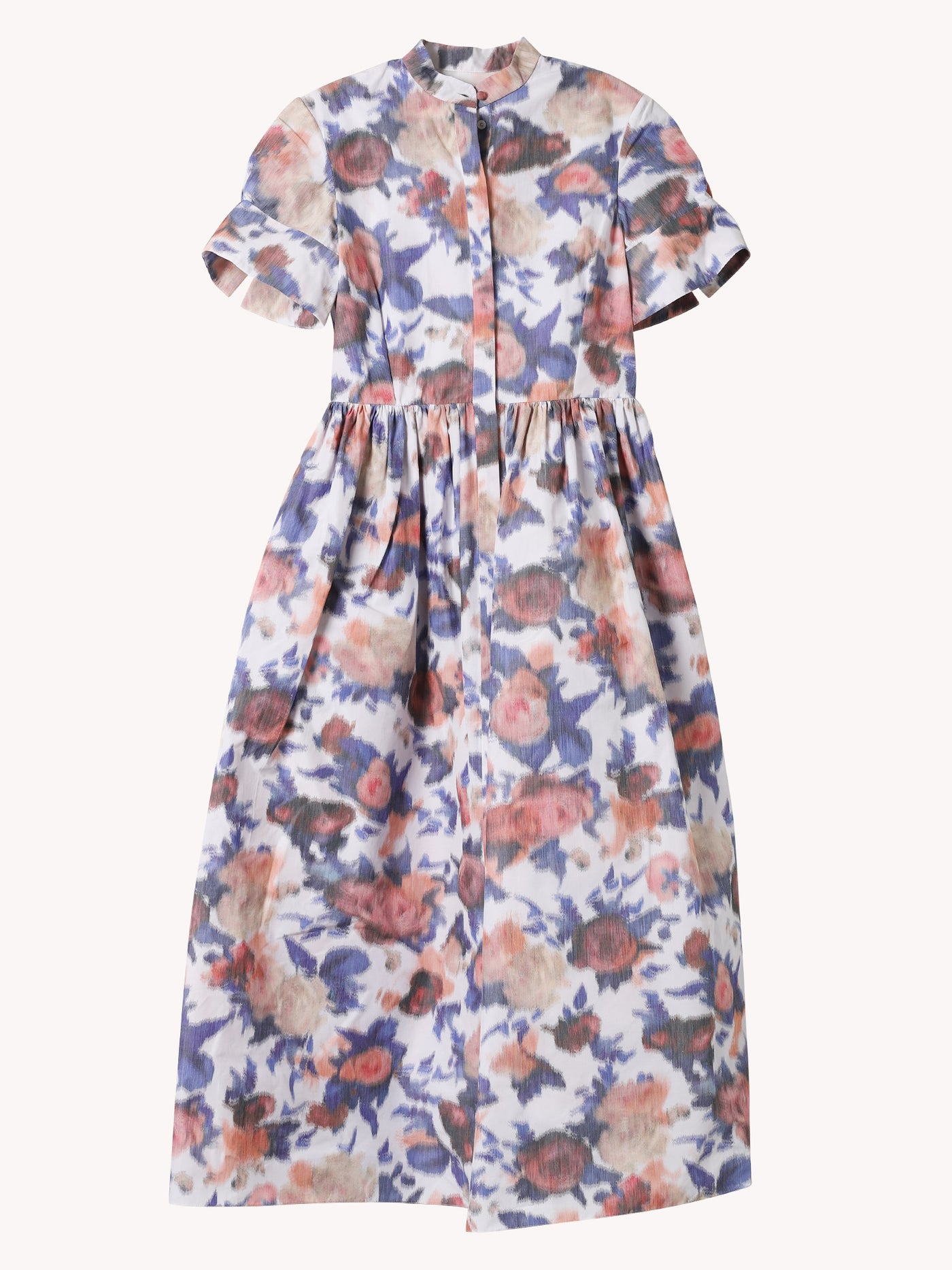 Short Sleeved Midi Dress