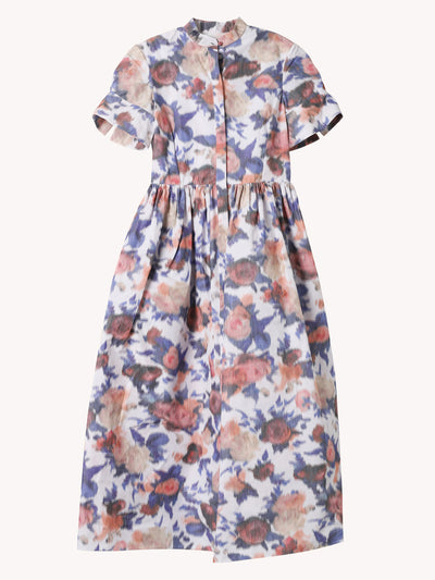 Short Sleeved Midi Dress