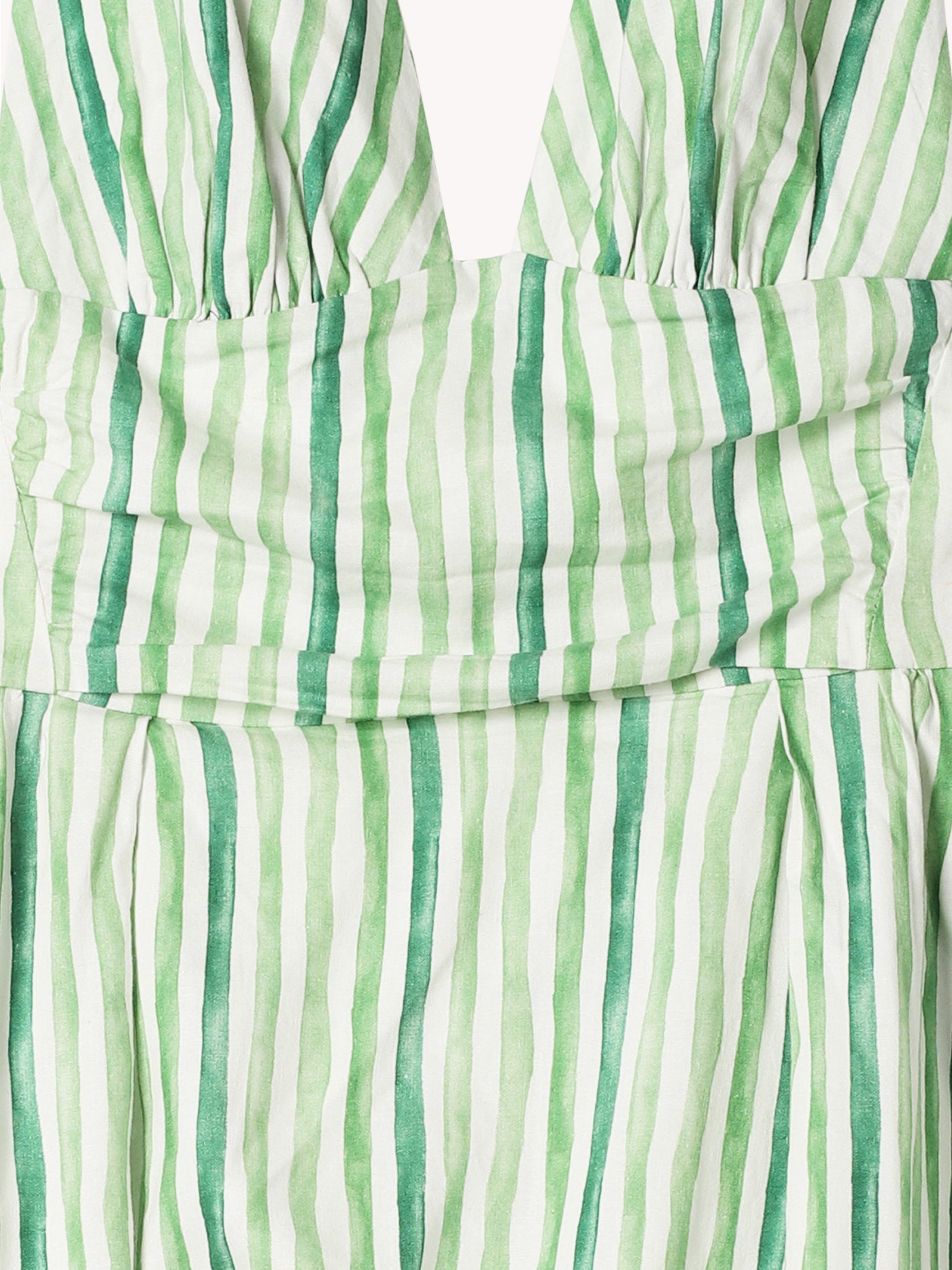 Bow Shoulder Dress in Green