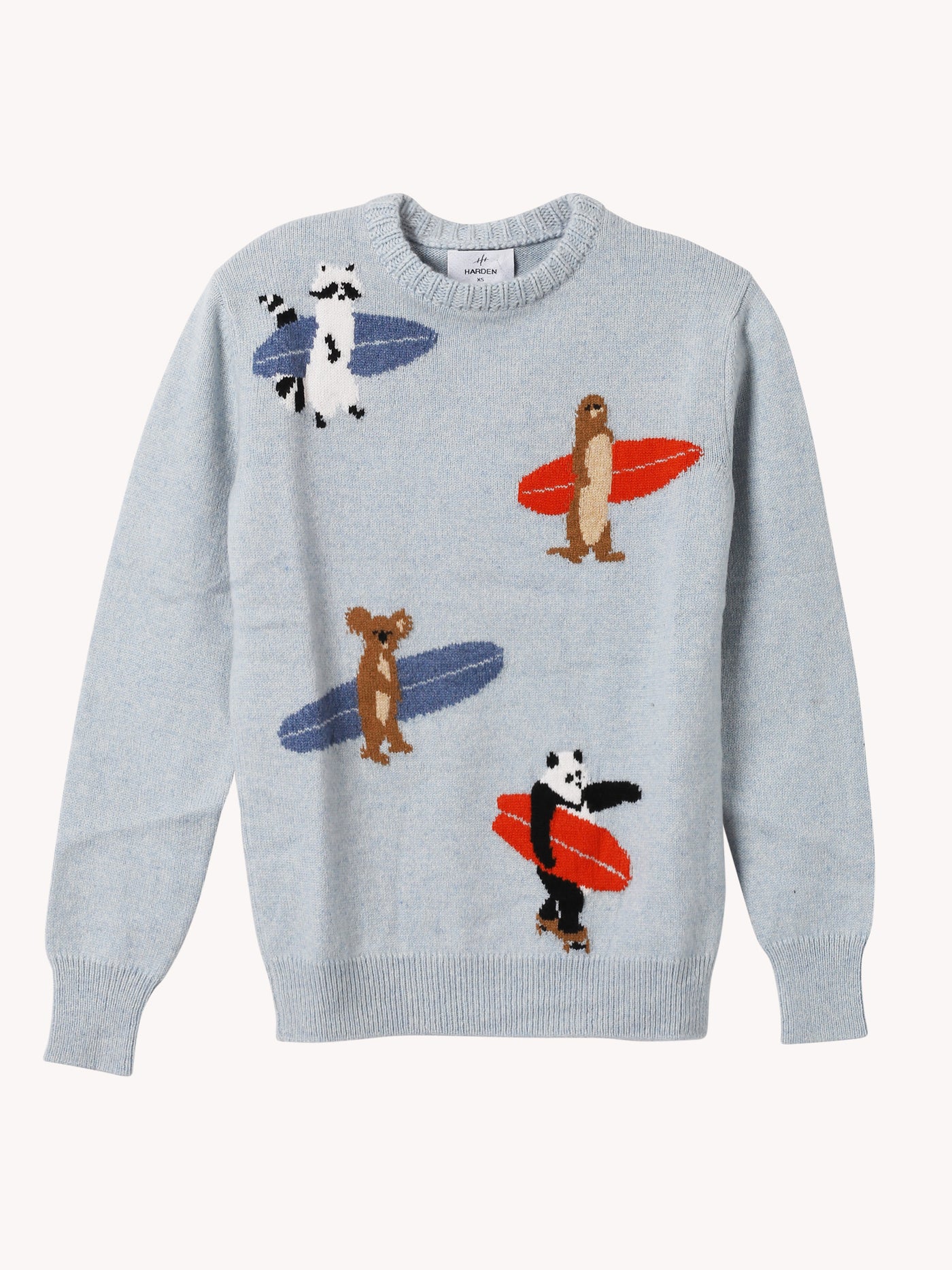 Animals Surfing Crewneck