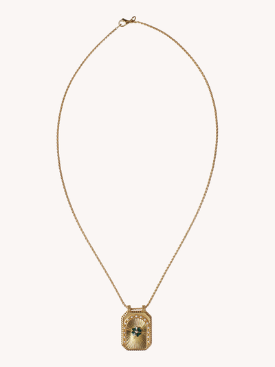 Clover Scapular Charm Necklace