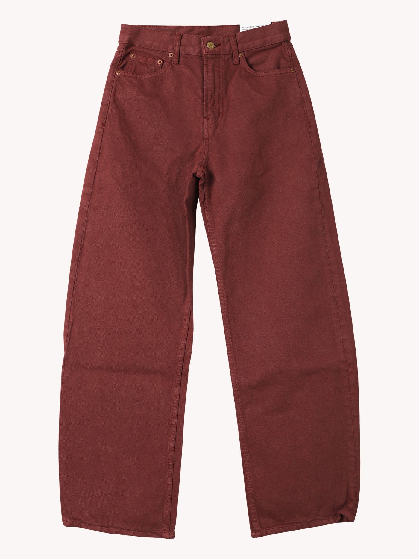 Leroy Mid Relaxed Bow Overdyed Jean