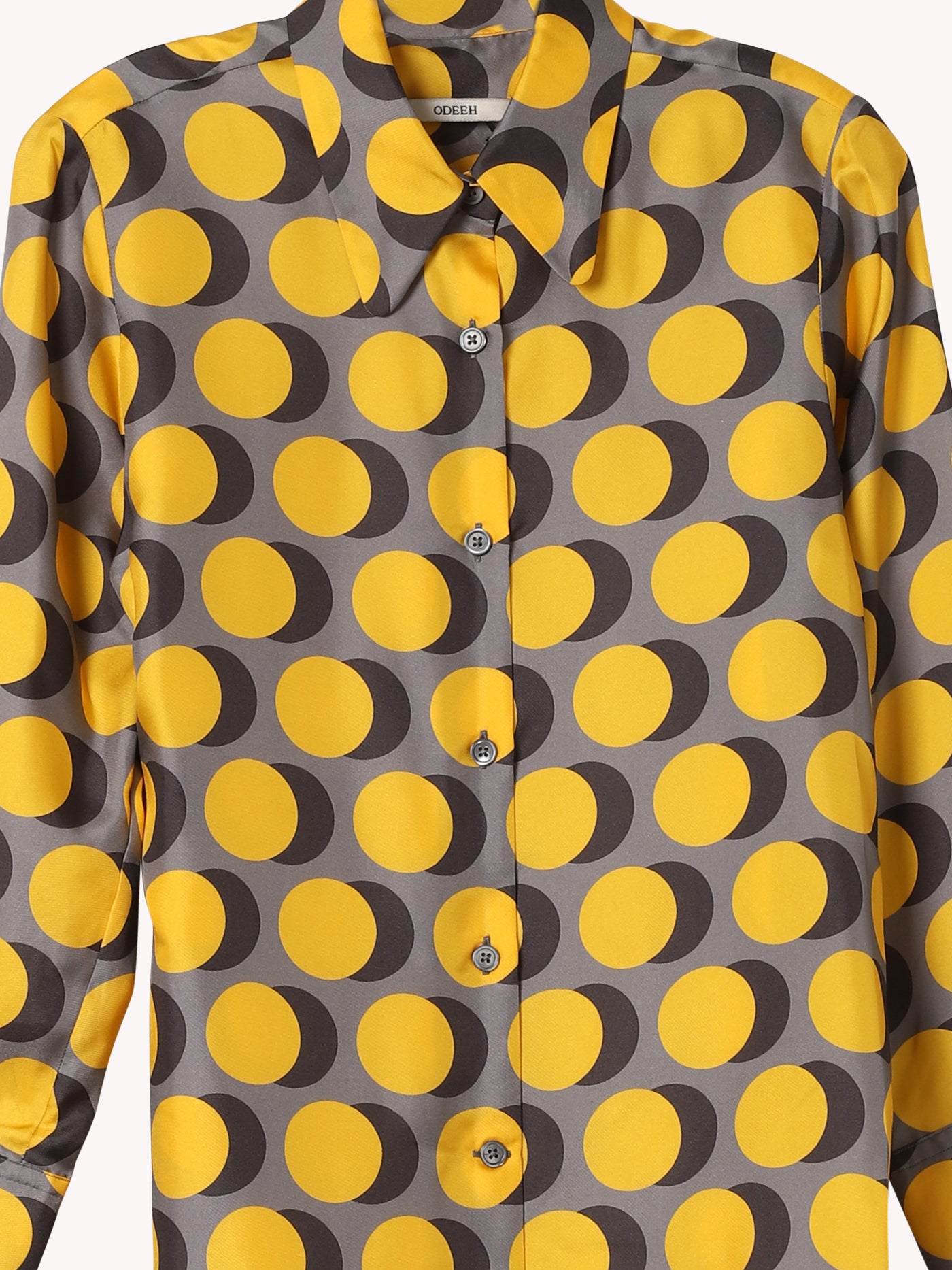 Dot Print Silk Shirt