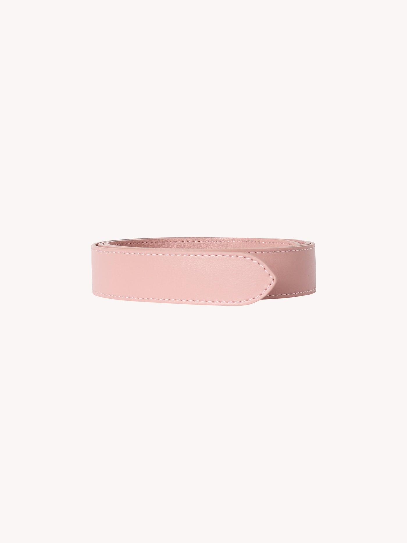 NUDE LEATHER BELT