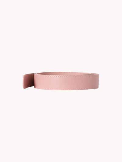NUDE LEATHER BELT
