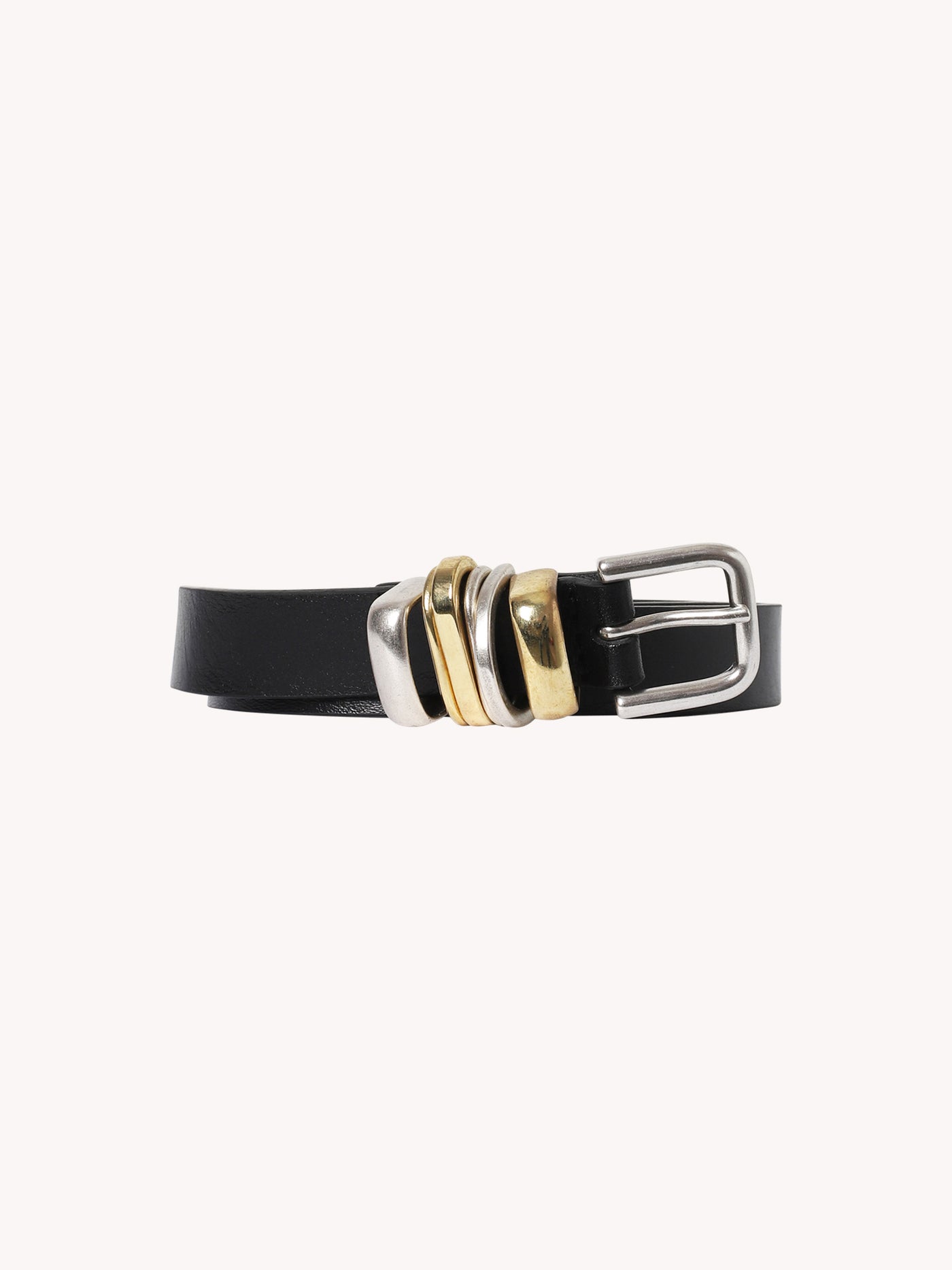 MIXED METAL BLACK BELT