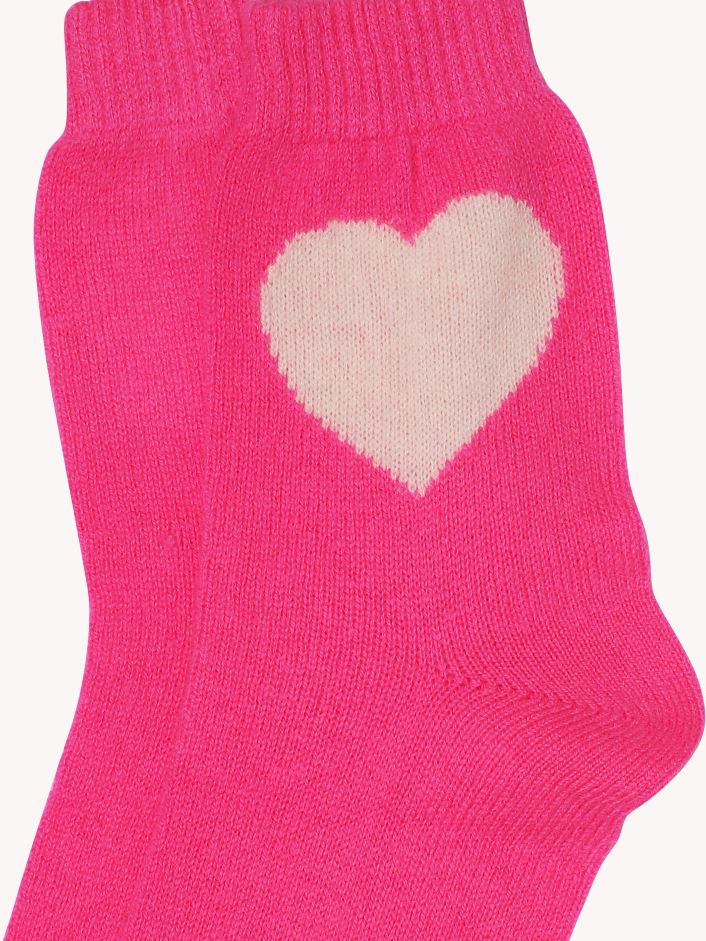 CASHMERE HEART SOCKS