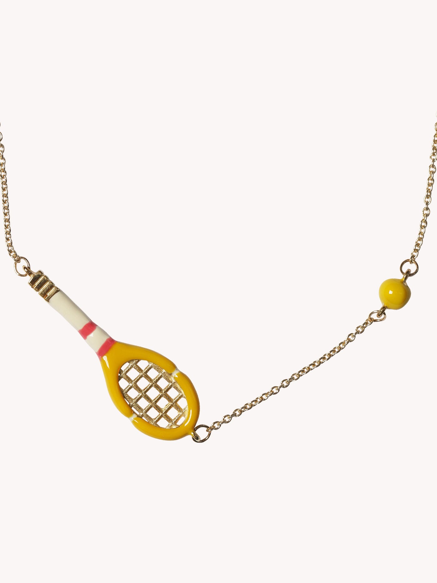 Enamel Tennis Necklace