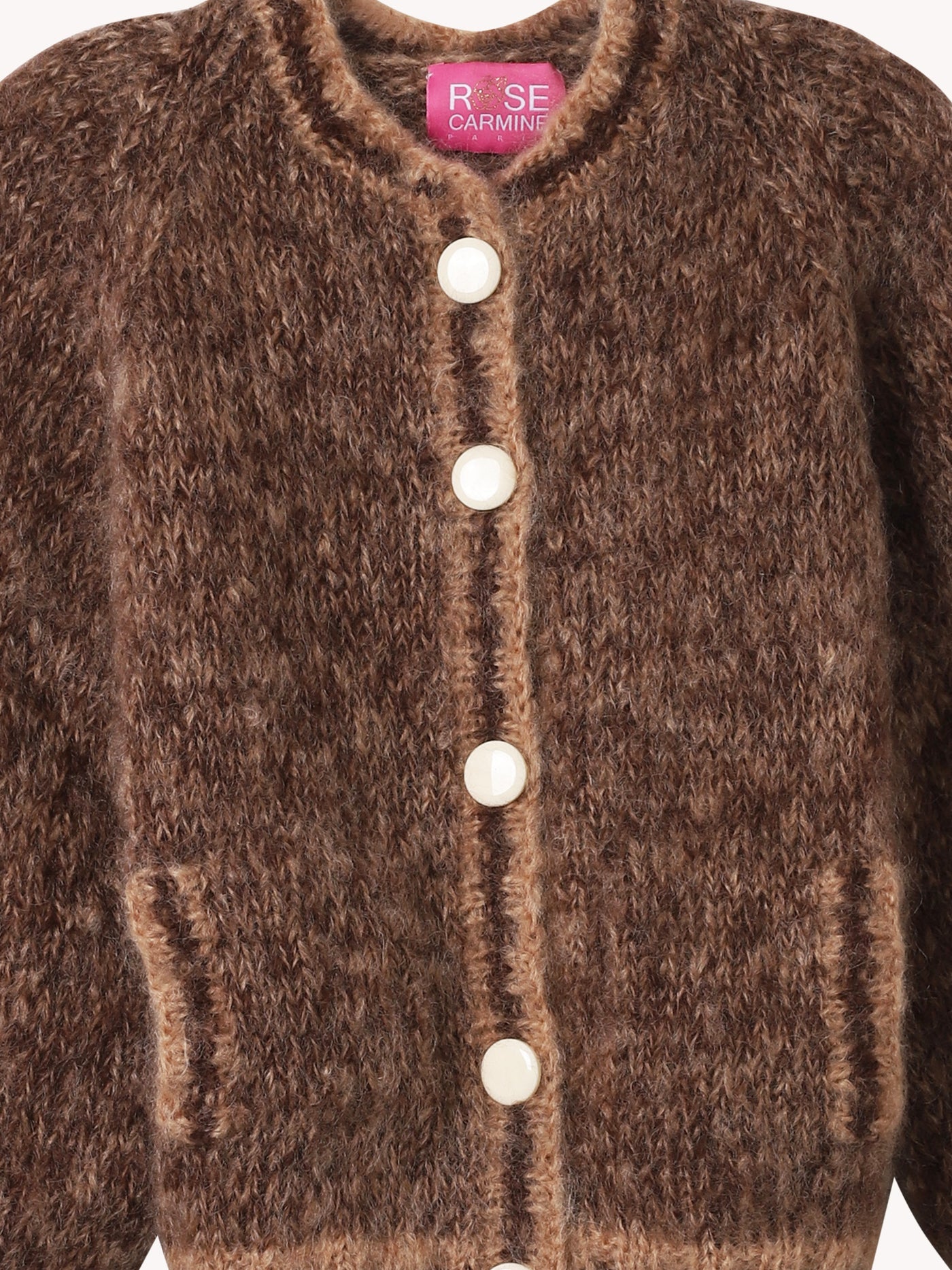 Bomber Nuage Cardigan in Beige