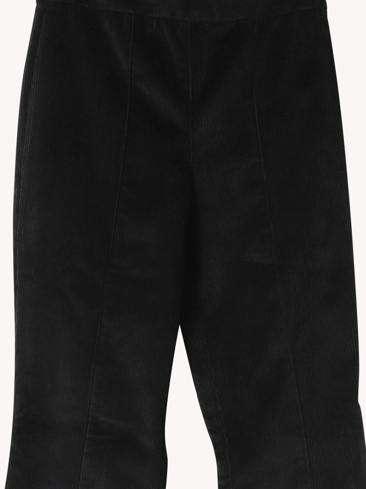 Ankle Flare Corduroy Legging in Black