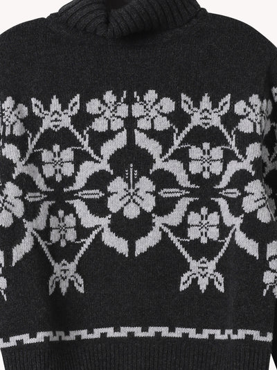 Zoe Fairisle Turtleneck Sweater