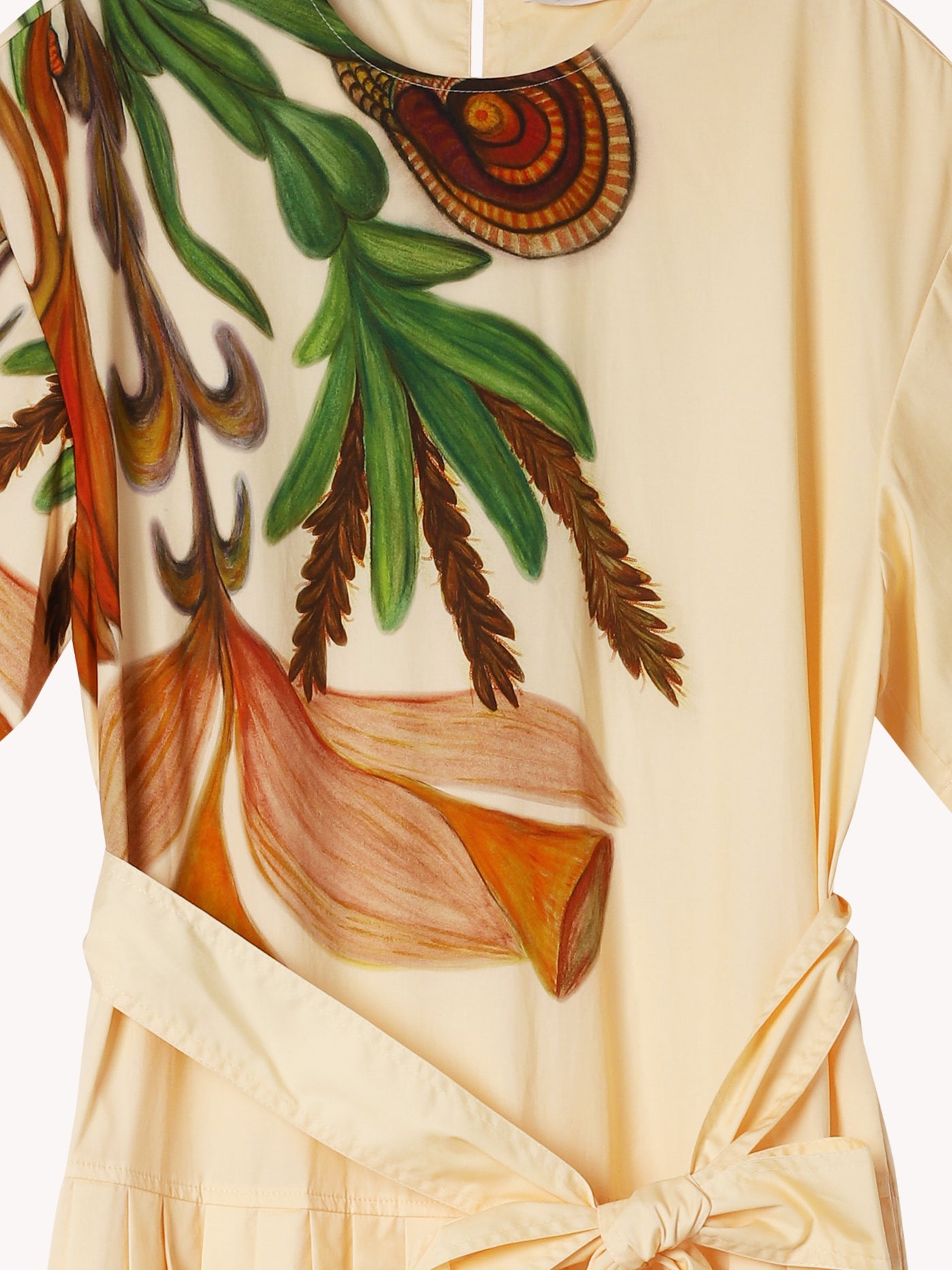 Aniline Drop Waist Cotton Dress