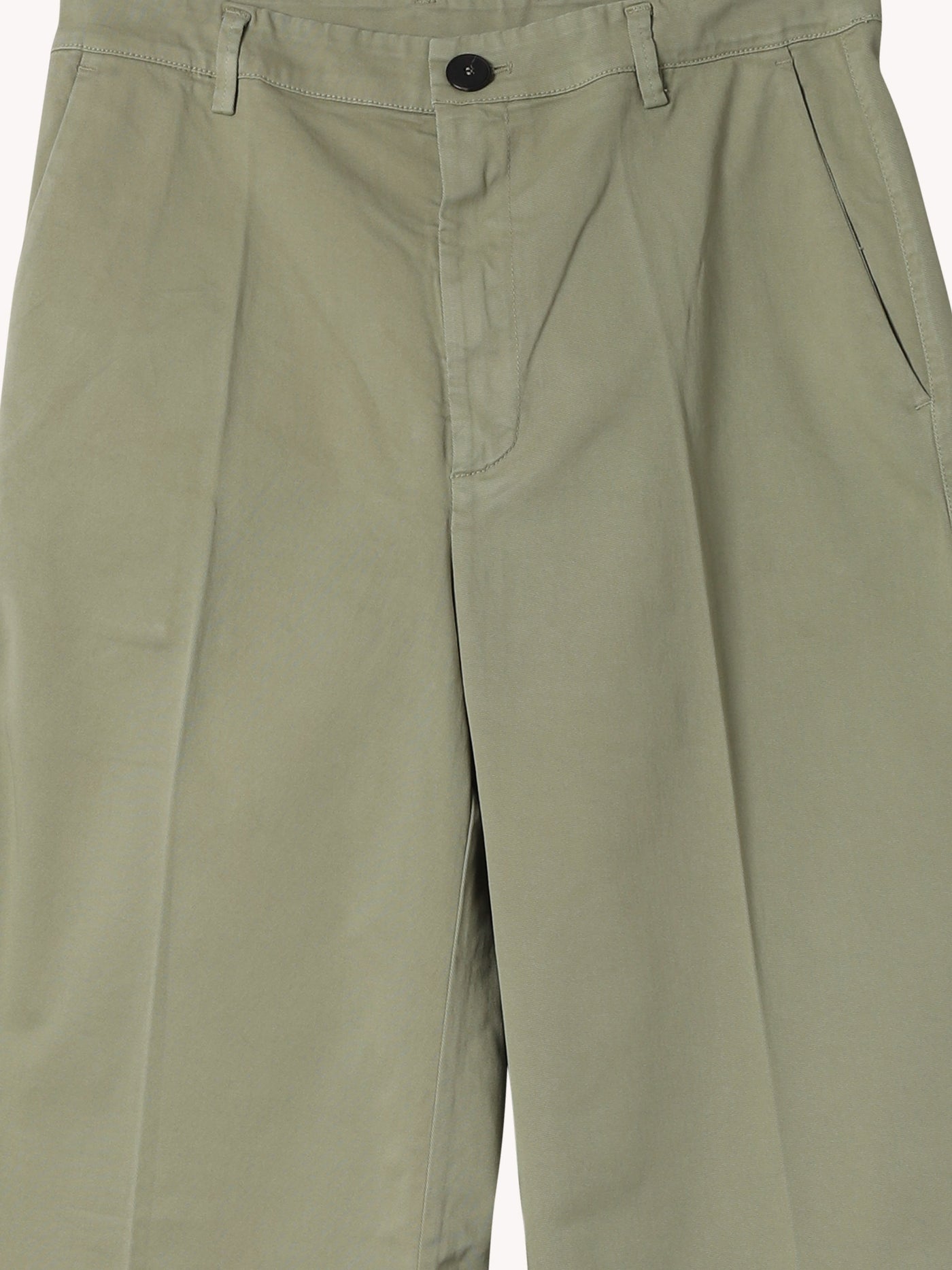 Twill Wide Leg Pants