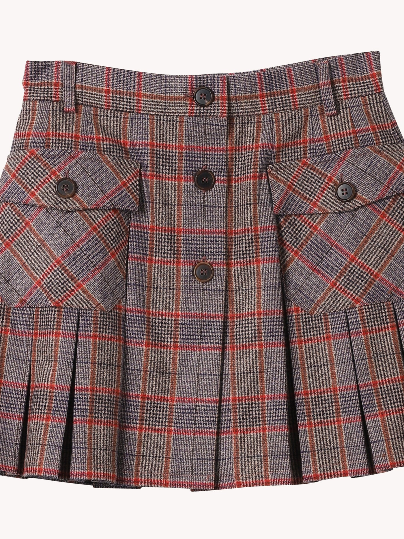 Pleated Mini Skirt