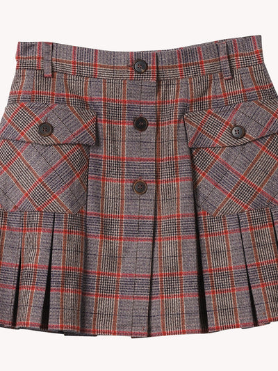 Pleated Mini Skirt