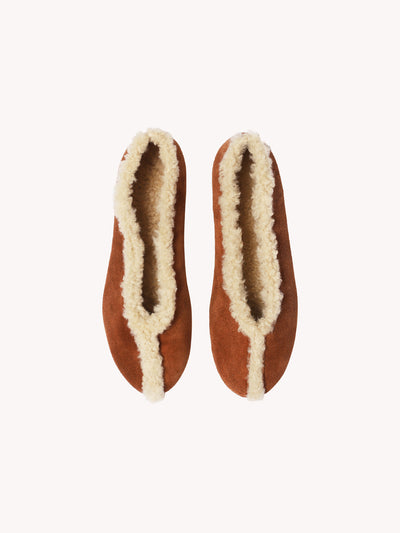 Aeropi Shearling Ballet Flat