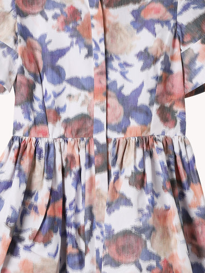 Short Sleeved Midi Dress