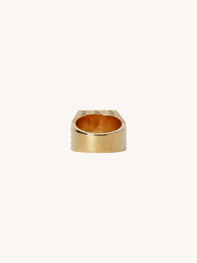 Sunray Signet Ring