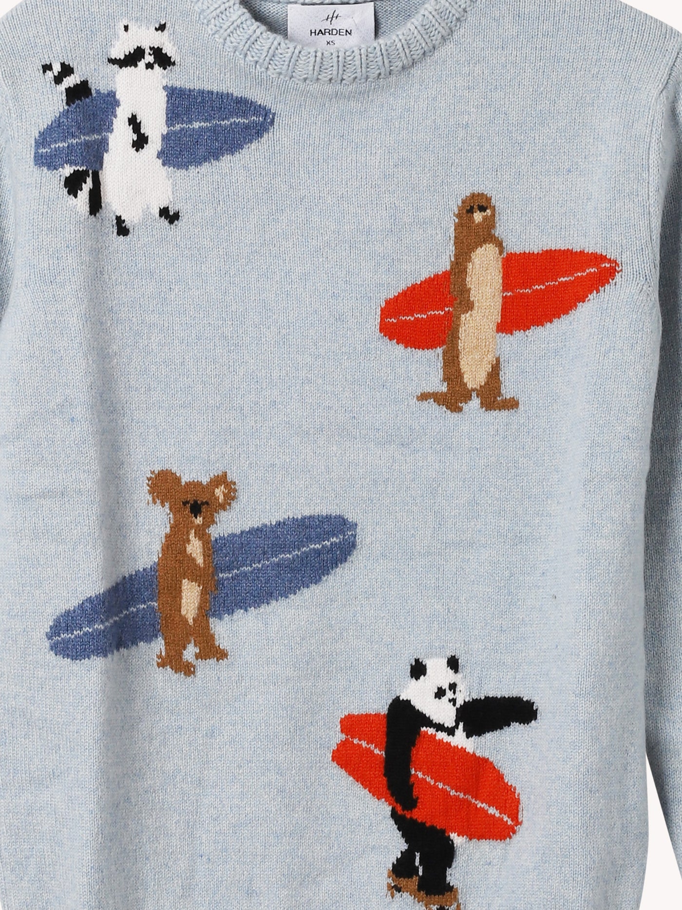 Animals Surfing Crewneck