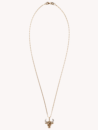 SMALL TAURUS ZODIAC NECKLACE