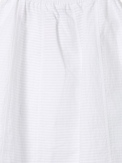 TEXTURED WHITE SKIRT