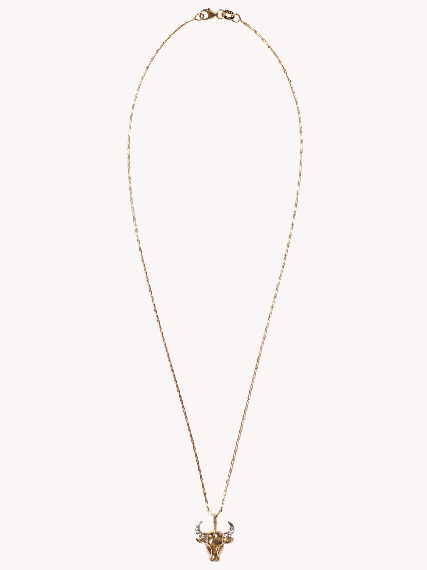 SMALL TAURUS ZODIAC NECKLACE
