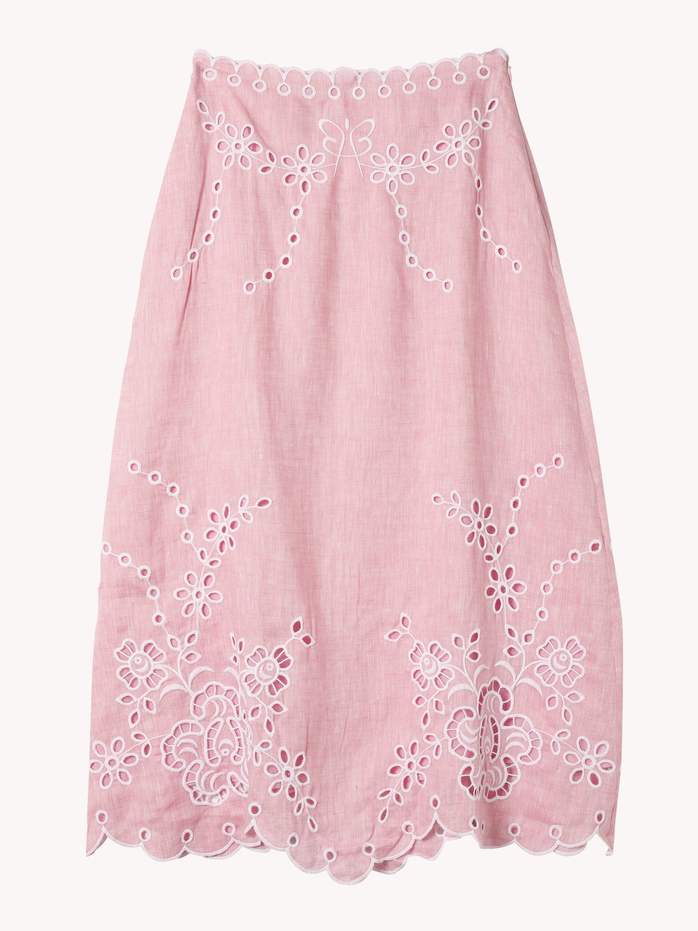 Celestial Garden Skirt in Pink