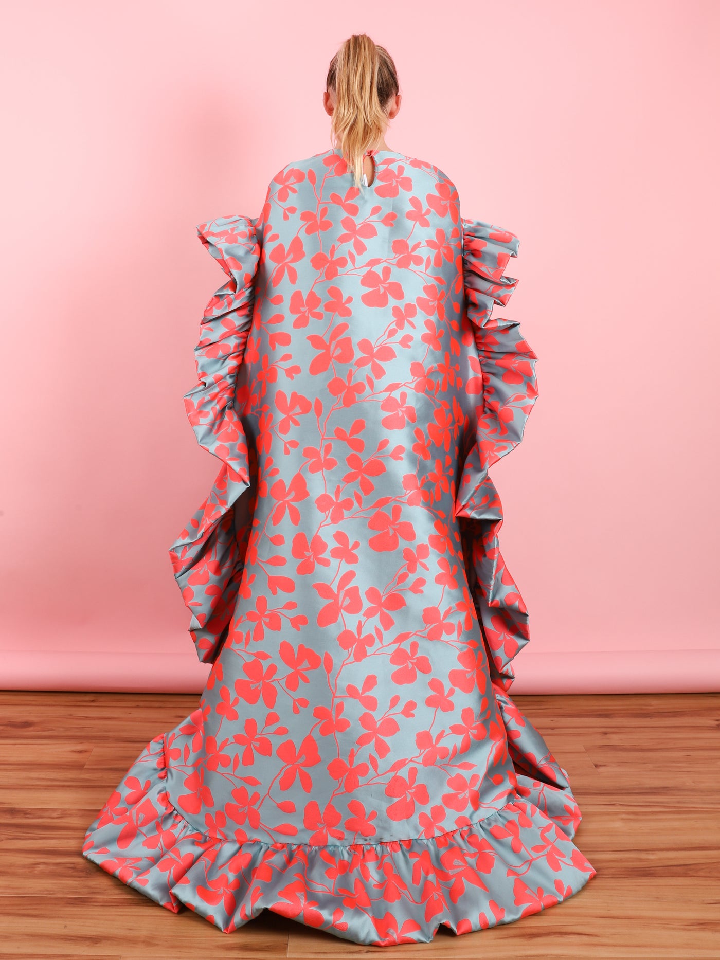 Evening Tiffany Gown in Coral