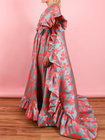 Evening Tiffany Gown in Coral