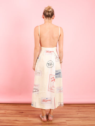 Patch Label Apron Dress