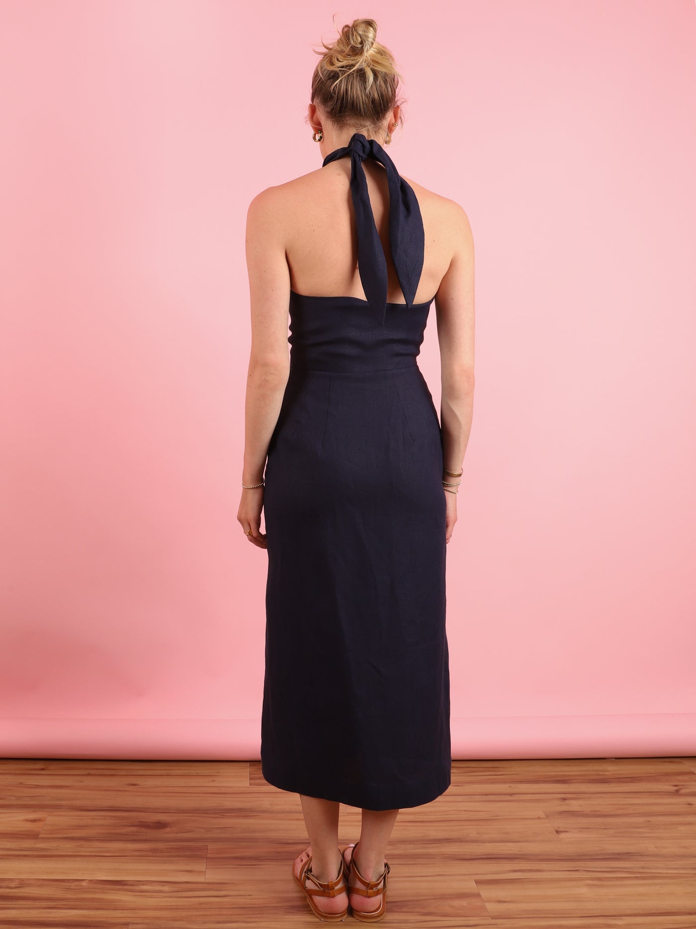 Twist Midi Dress