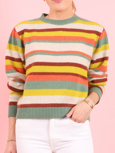 Prima Stripe Crewneck