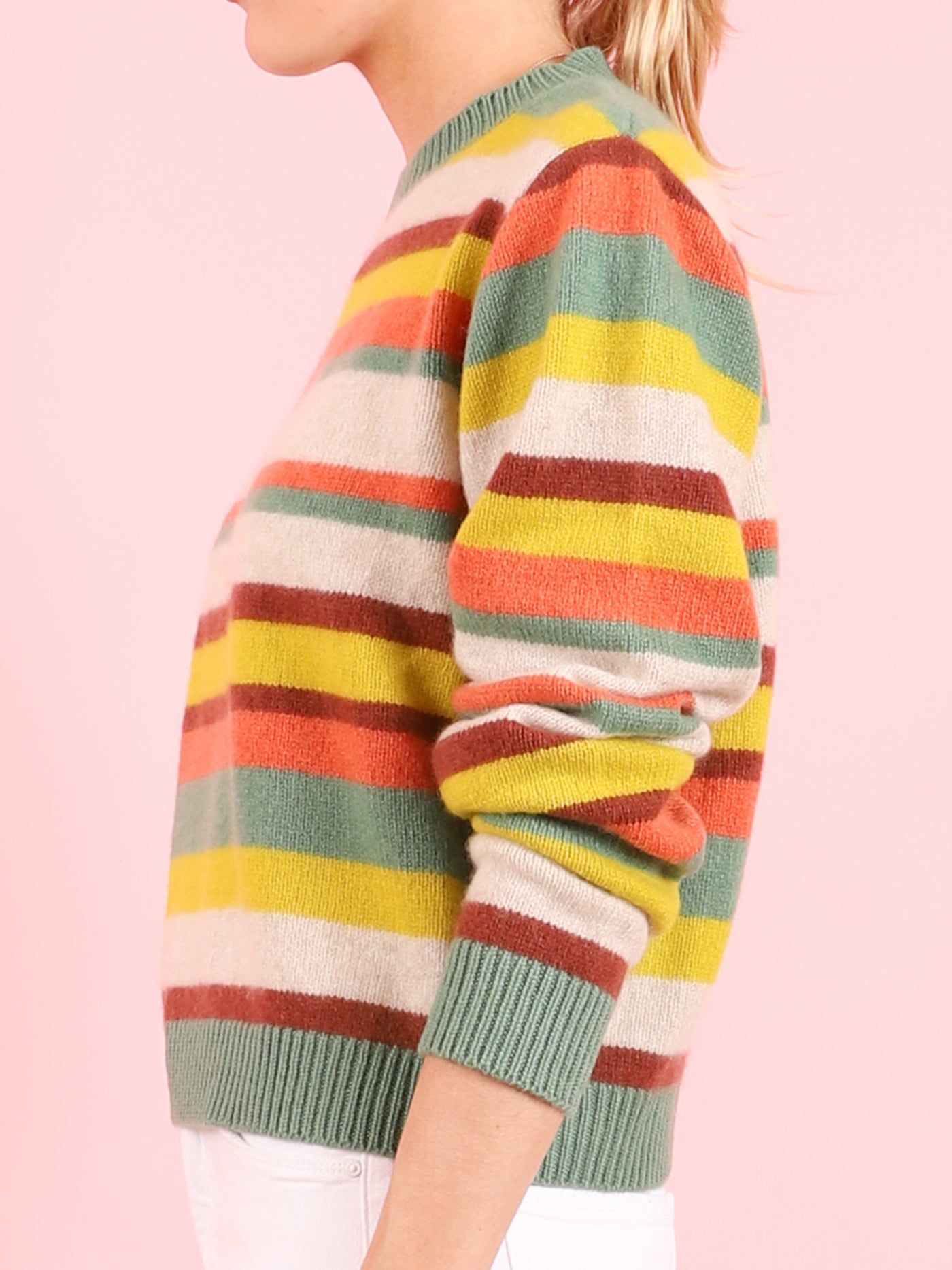 Prima Stripe Crewneck