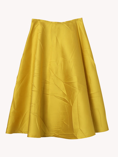 LEMON CRINKLE FULL SKIRT