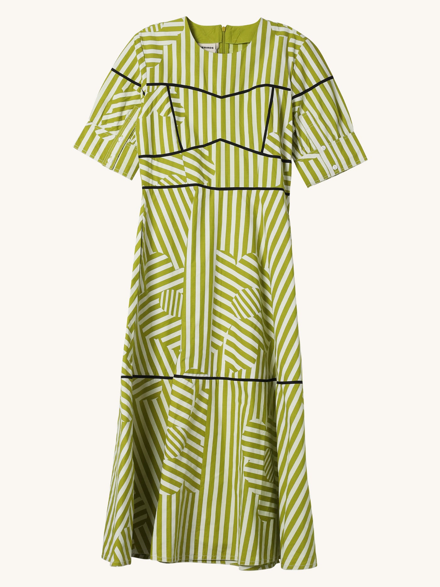 Darted Floral Print Dress