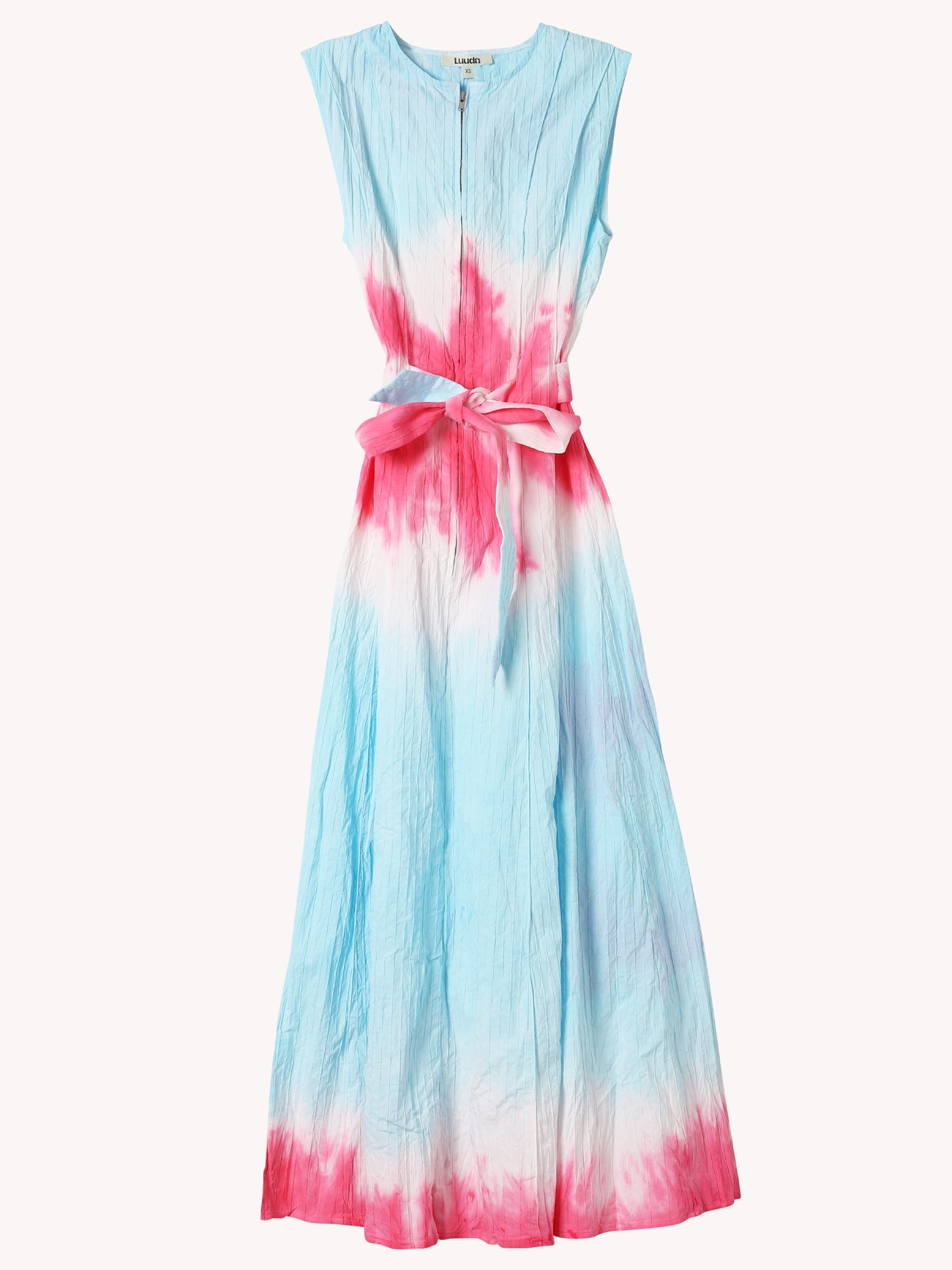Sleeveless Midi Zipper Dress