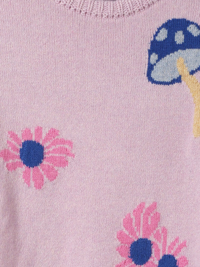 Shrooming Daisies Crew Sweater