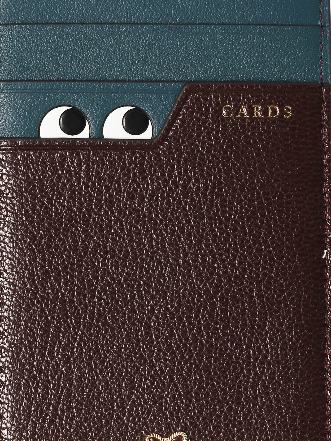 Peeping Eyes Zip Card Case