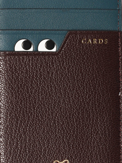 Peeping Eyes Zip Card Case