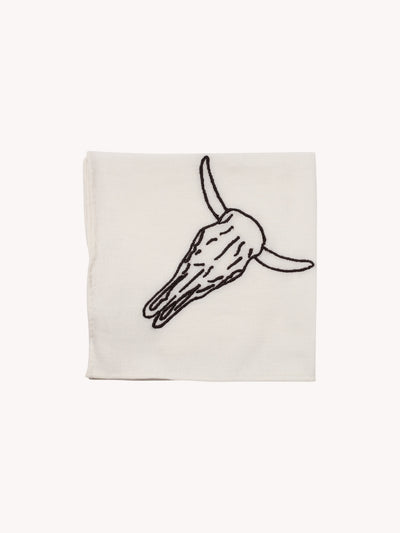 Cai Cow Skull Handkerchief