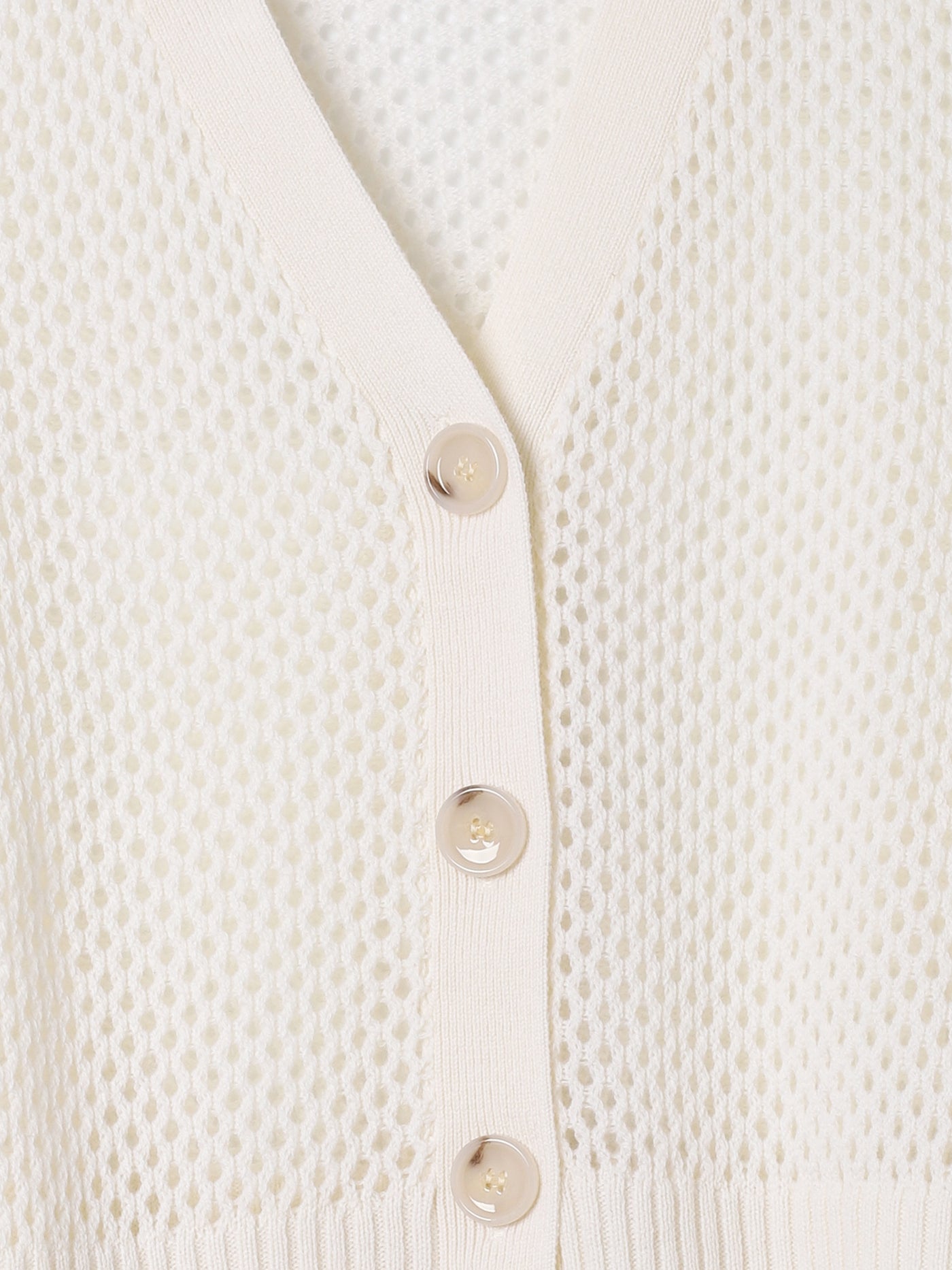 V Cardigan in Fleur De Sel