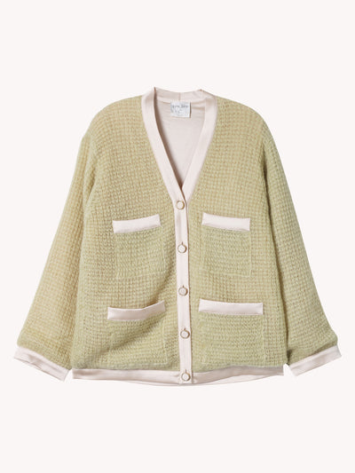 Waffle Mohair Cardigan