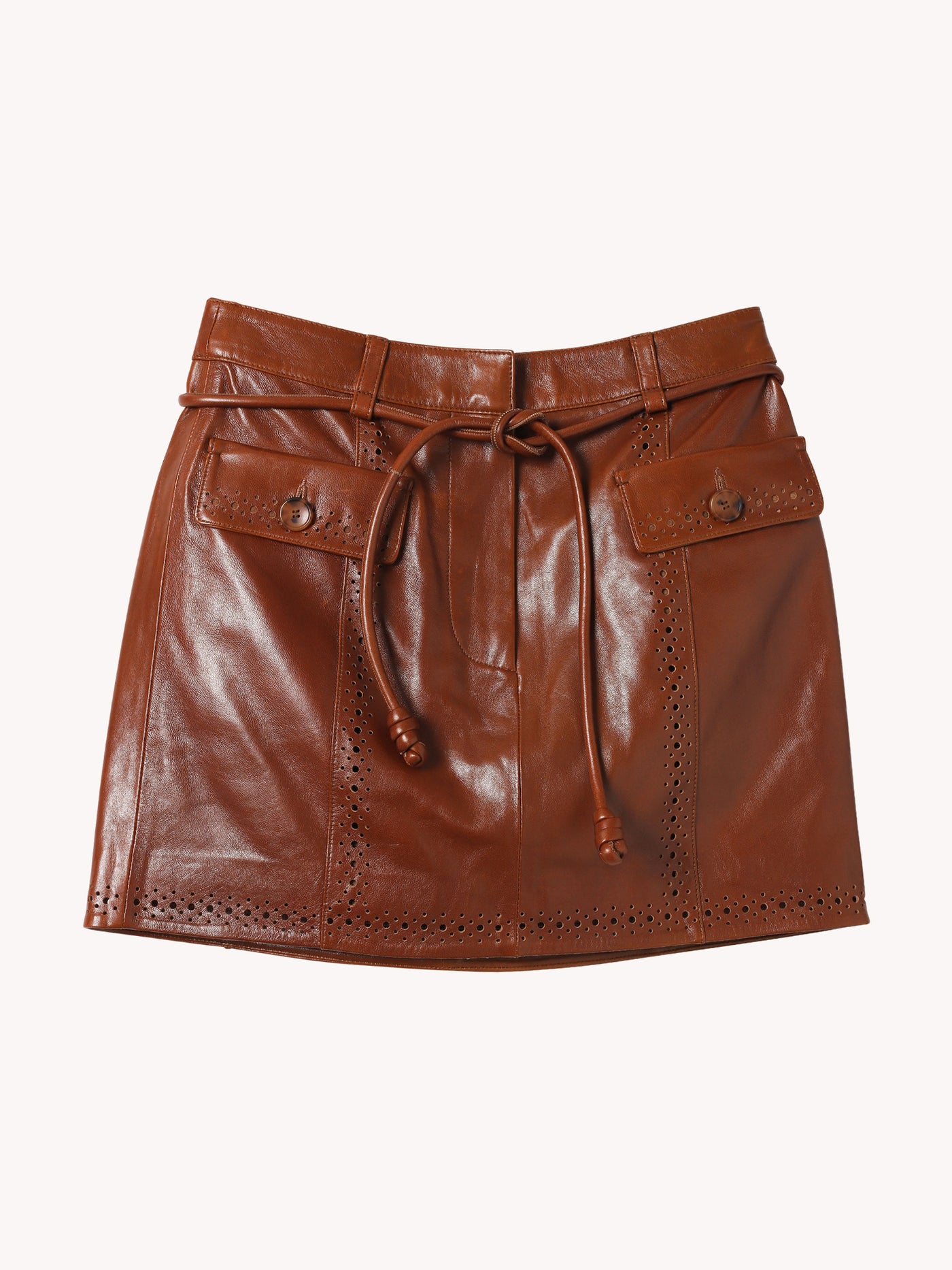 Luna Leather Skirt