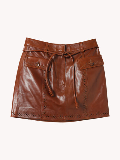 Luna Leather Skirt