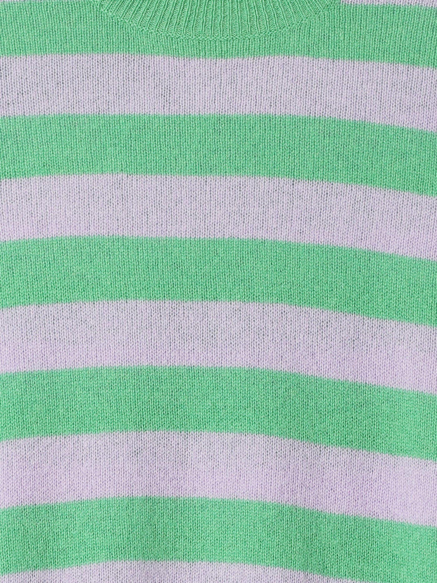 Striped Distressed Crew Sweater