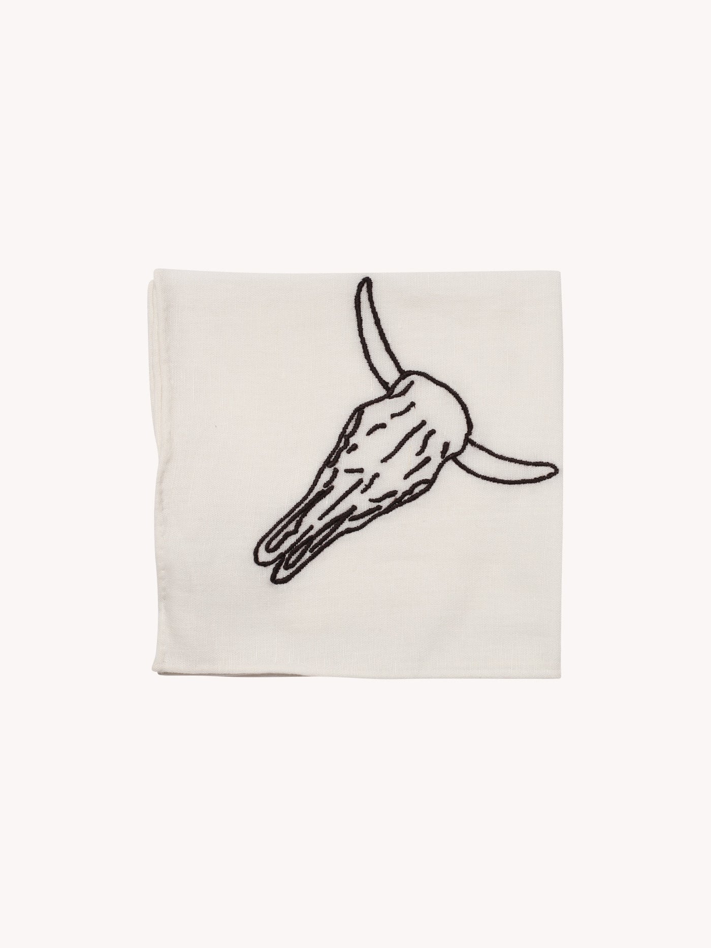 Cai Cow Skull Handkerchief