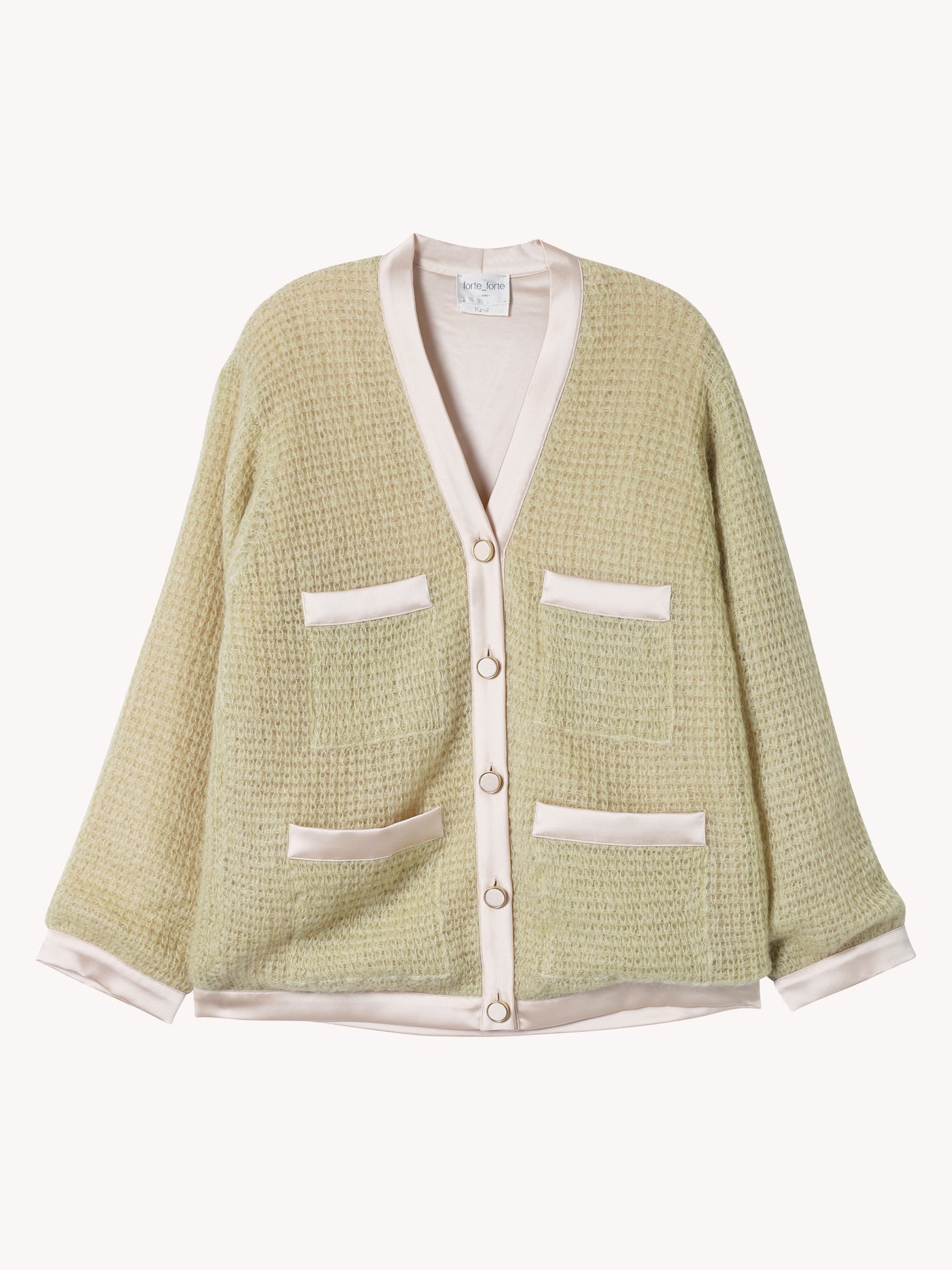 Waffle Mohair Cardigan