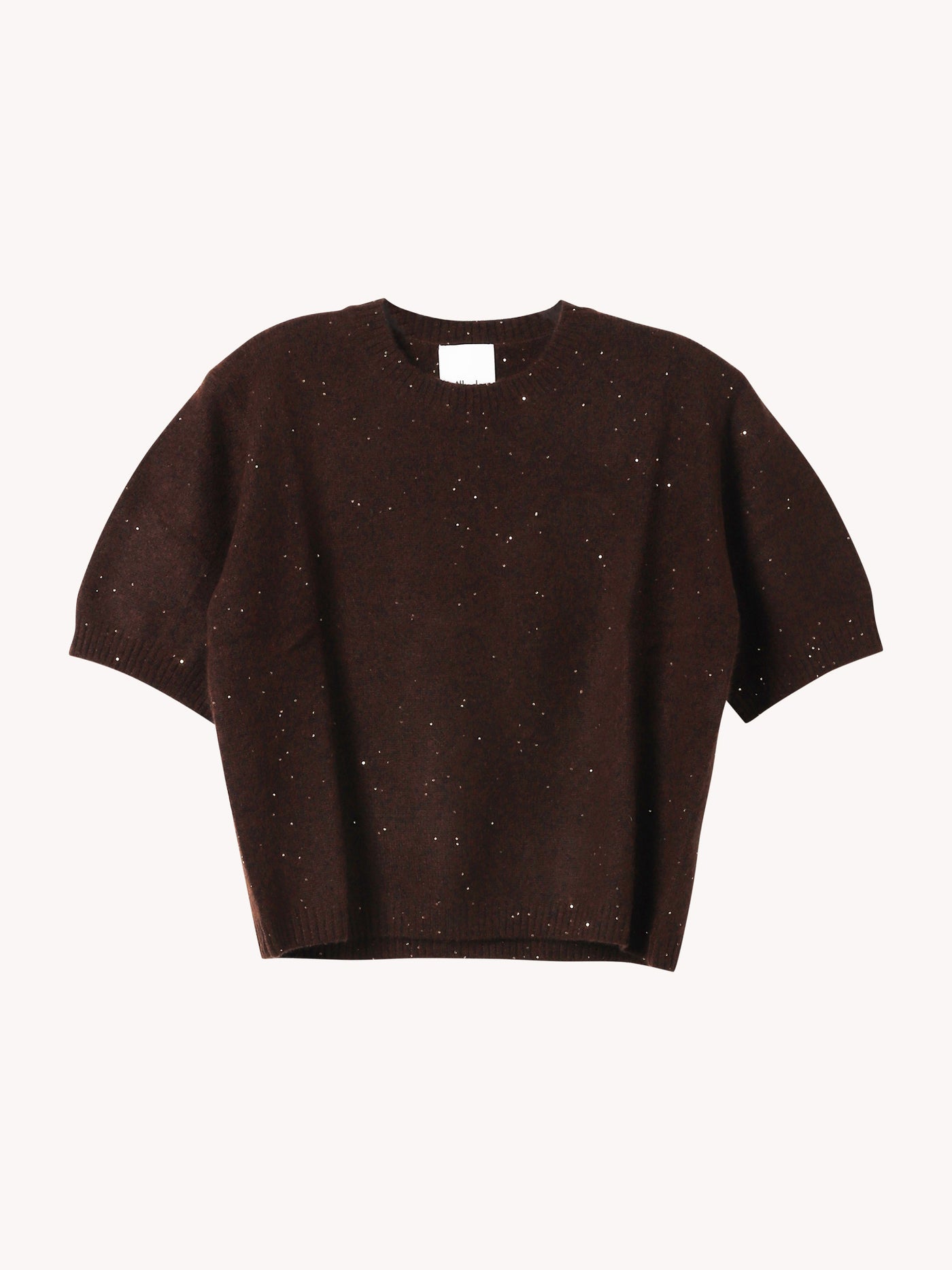 Short Sleeve Sparkle RD Sweater